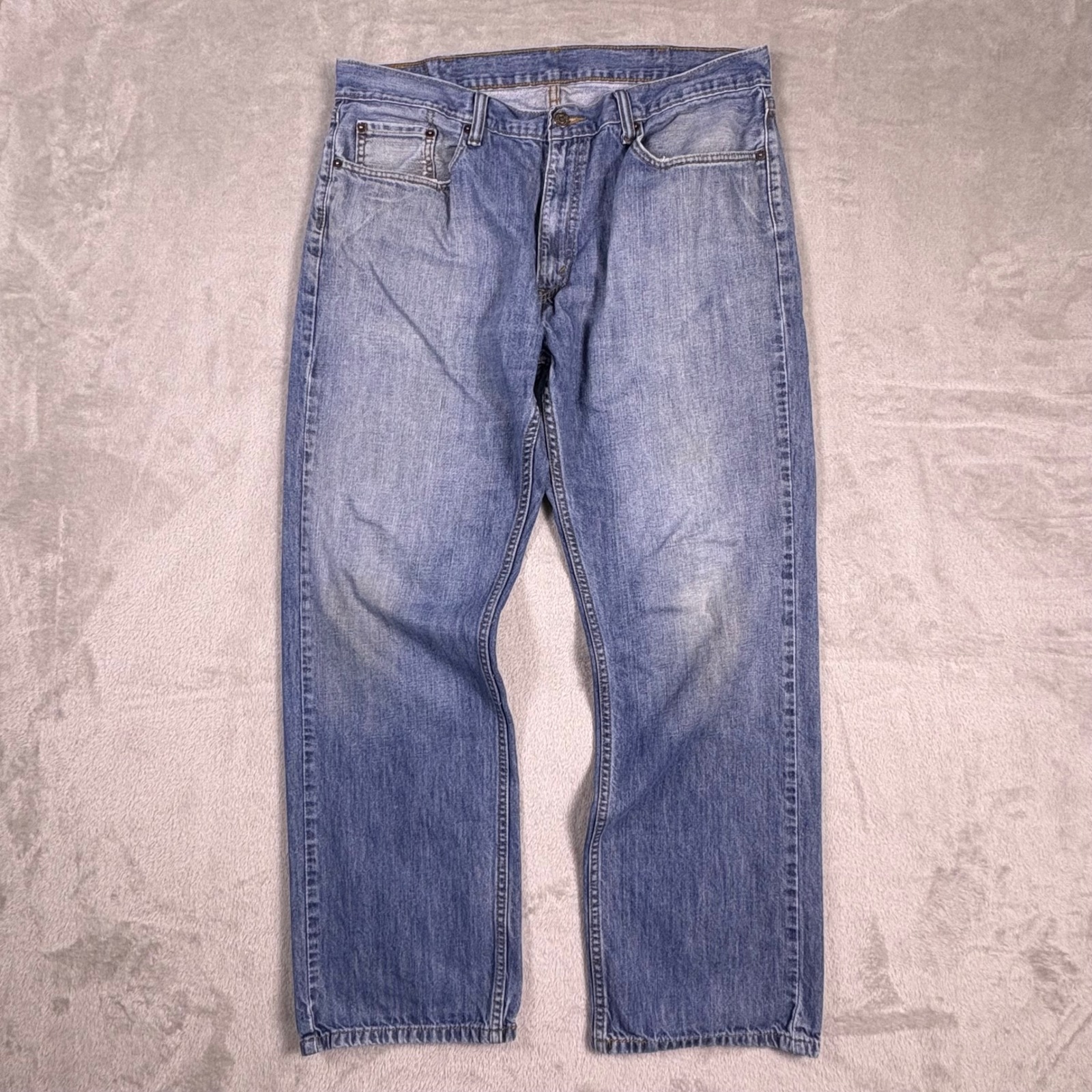 Mens 2014 Levi 559 Relaxed Straight Jeans 36x29 Blue Denim R Tab (Tag 38x32)